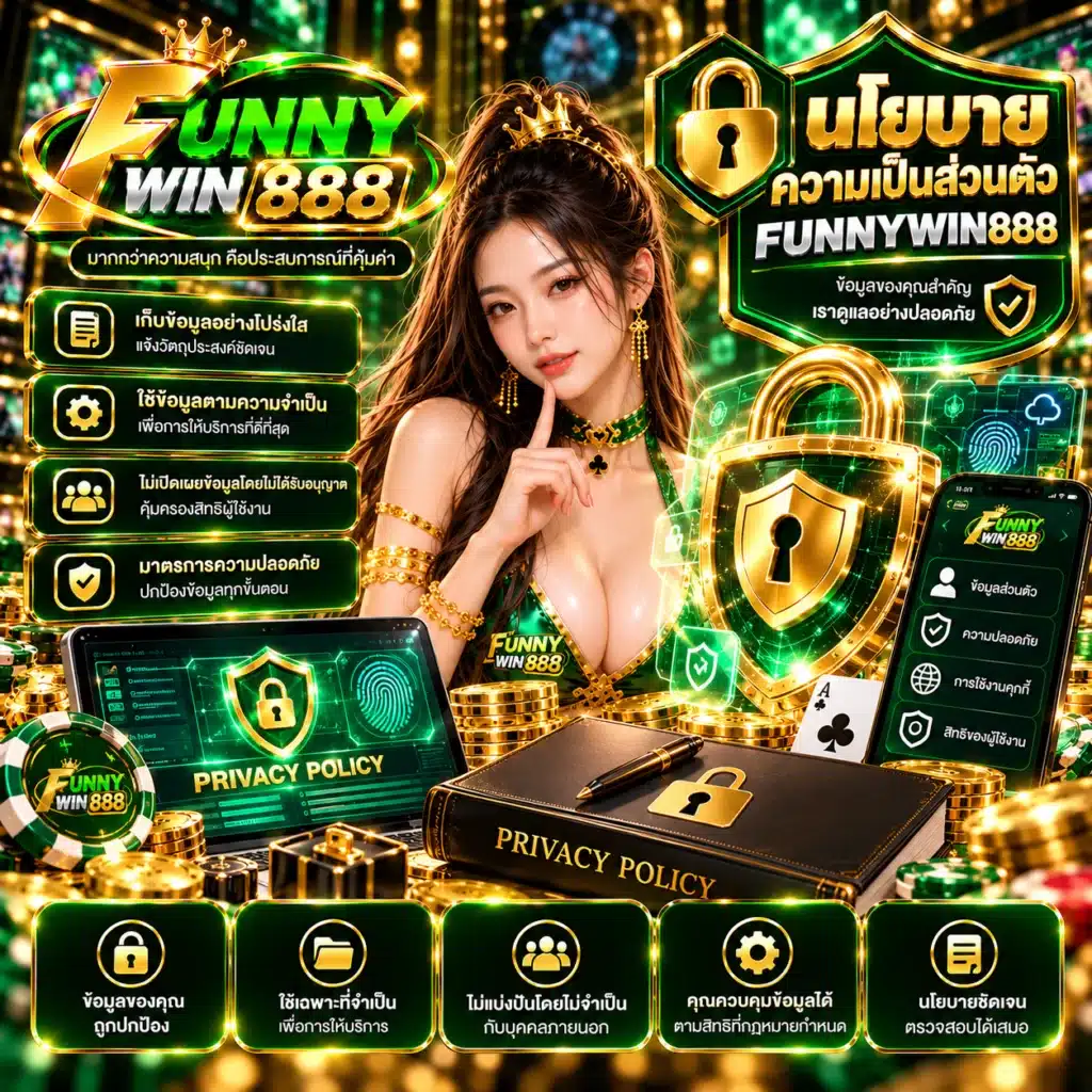 funnywin888 นโยบายความเป็นส่วนตัว